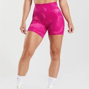 GS POWER ORIGINAL TIGHT SHORTS magenta pink print